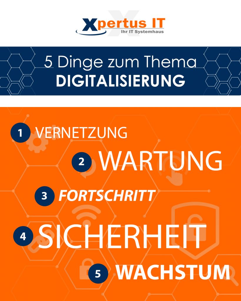 5 Dinge zum Thema Digitalisierung