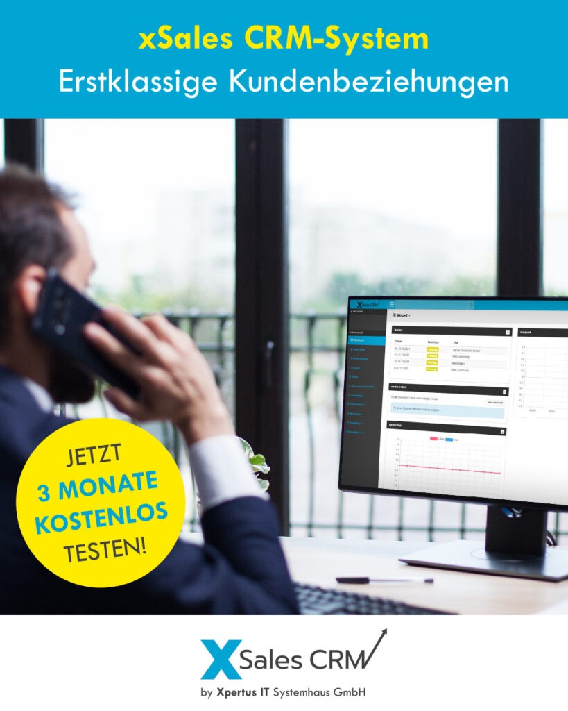 xSales CRM System - Erstklassige Kundenbeziehungen