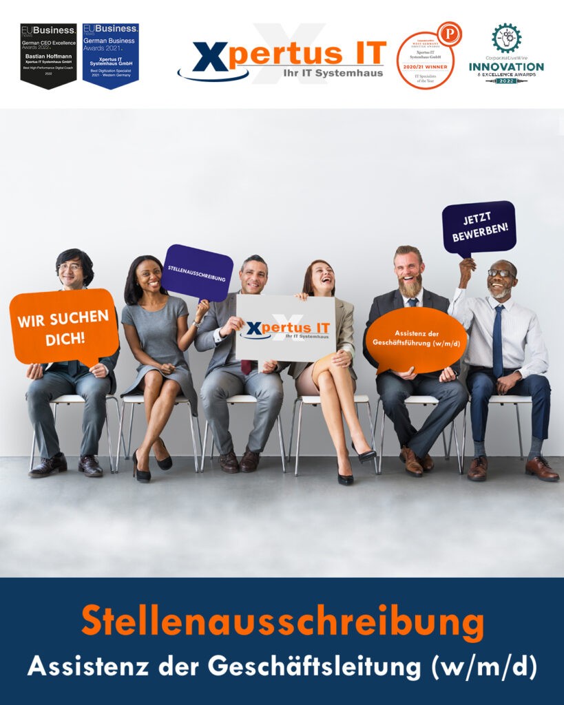 Stellenausschreibung Assistenz der Geschäftsleitung (w/m/d)