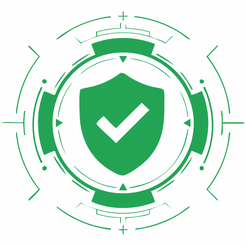sicherheitscheck auswertung ok green